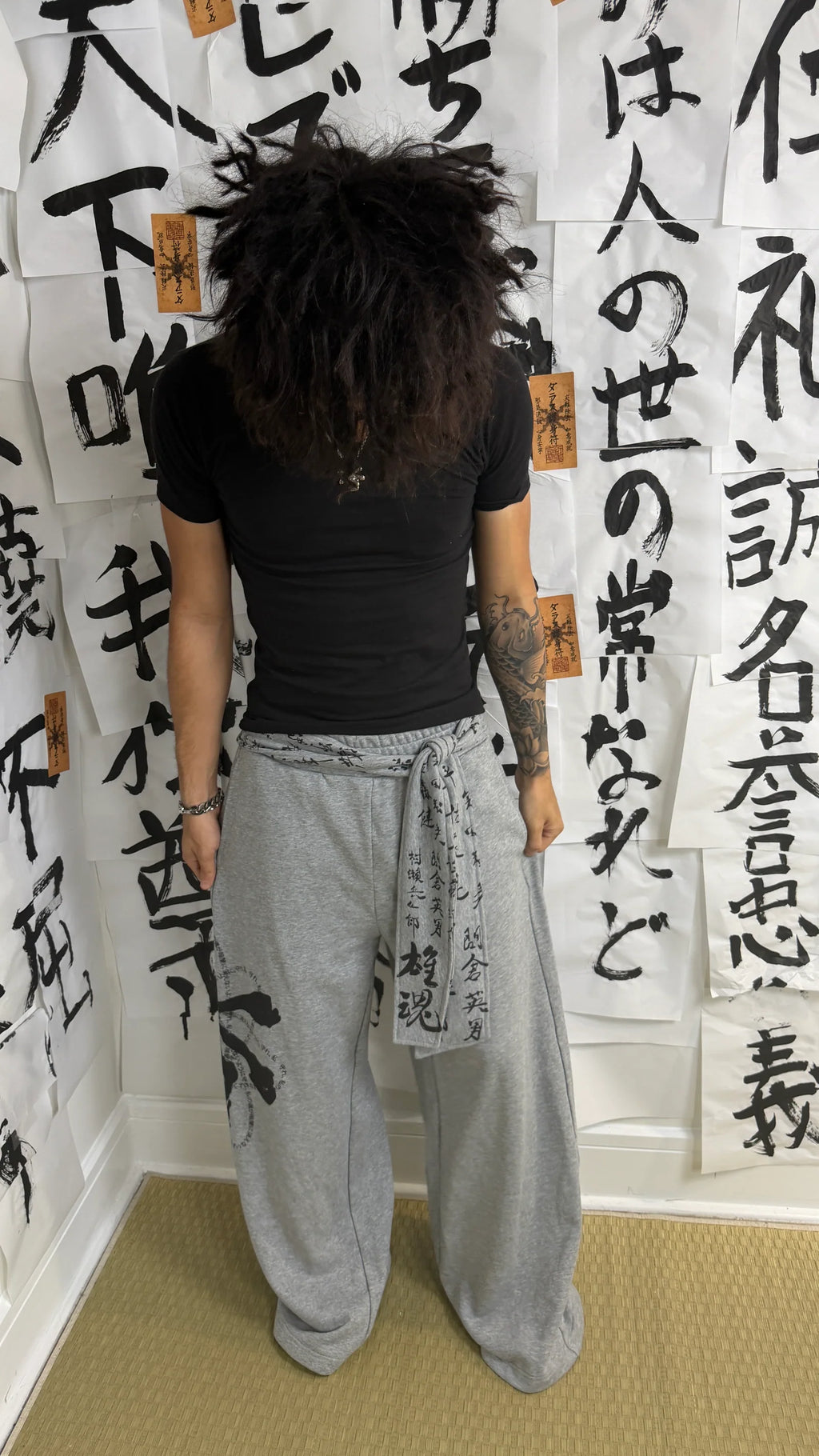 Shadow Script Baggy Sweatpants