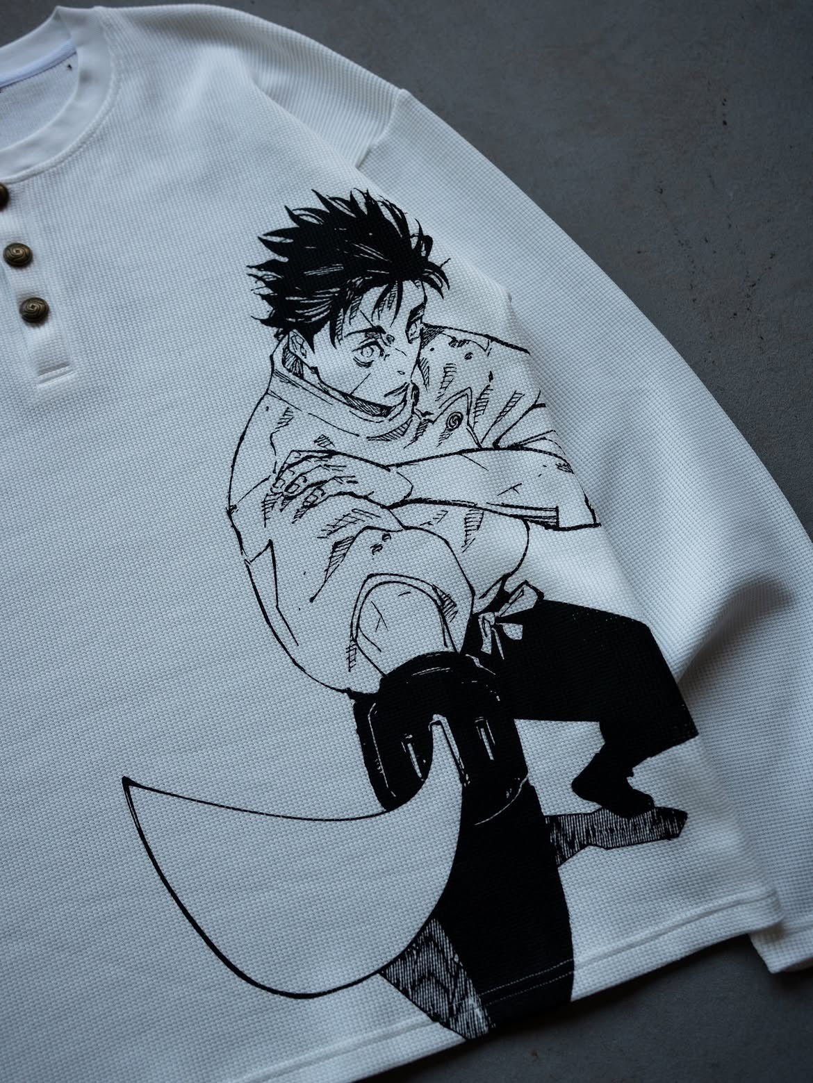 Cursebound Waffle Henley