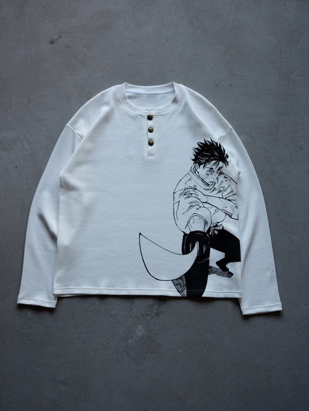 Cursebound Waffle Henley