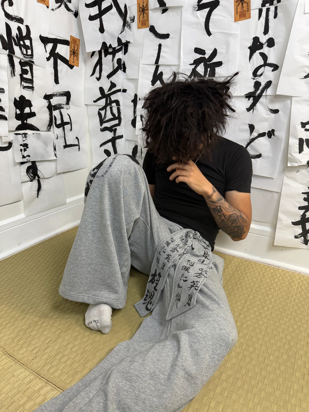 Shadow Script Baggy Sweatpants