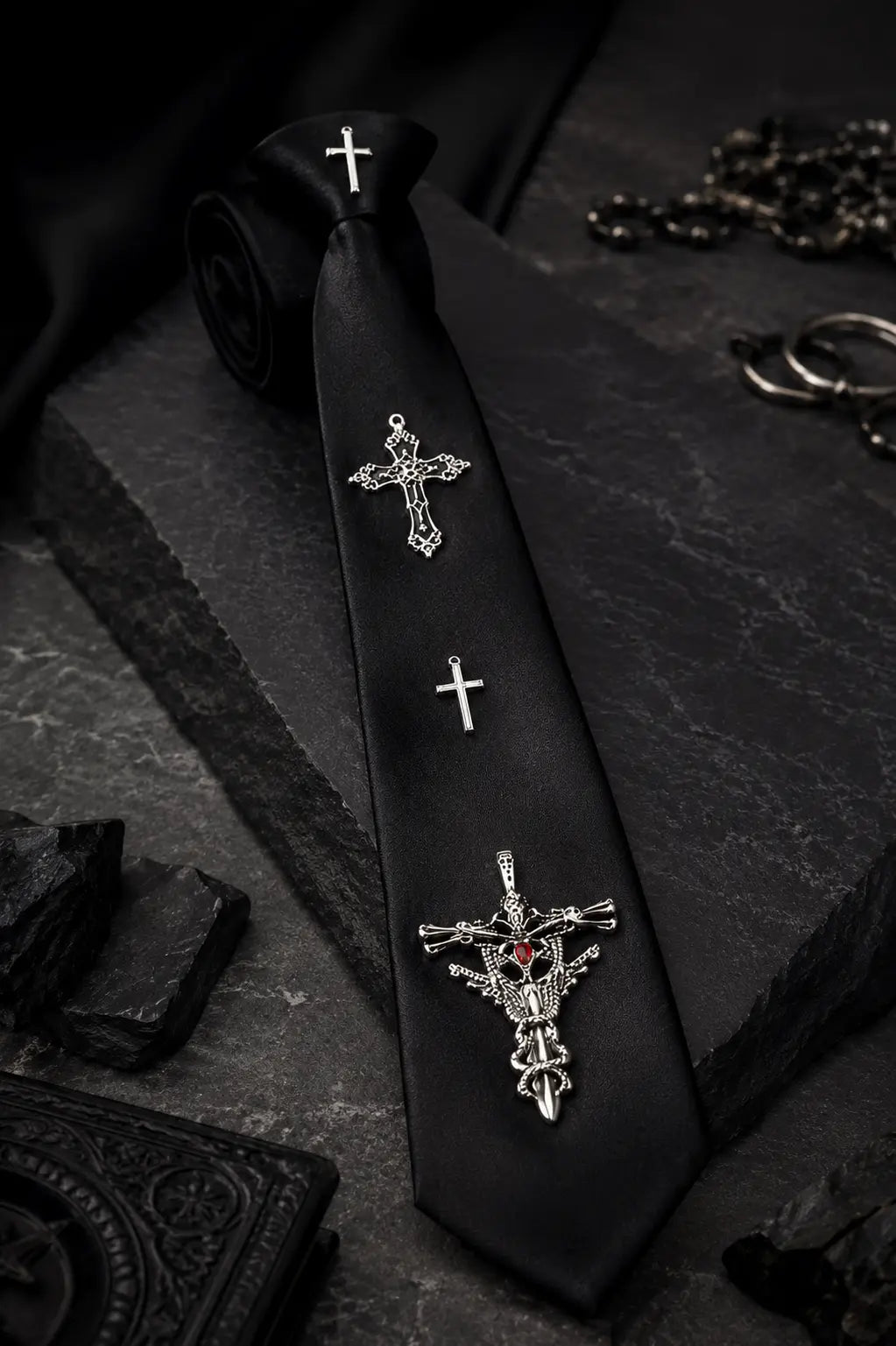 The Black Vow Tie