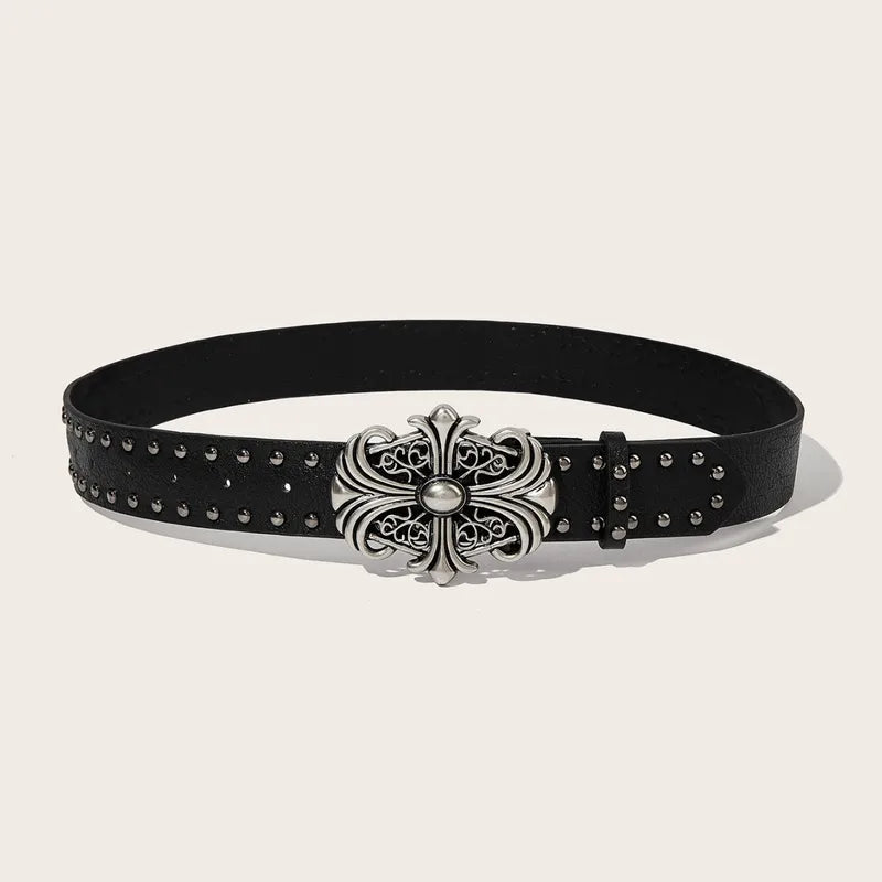Chrome Relic Studded Belt