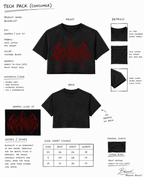 "BloodLust" Crop Top - Streetgen"BloodLust" Crop Top