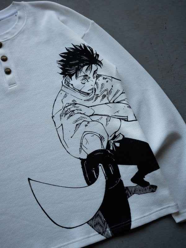 Cursebound Waffle Henley