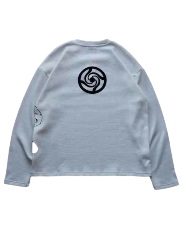 Cursebound Waffle Henley - StreetgenCursebound Waffle Henley