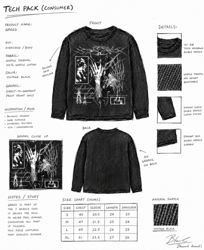 Greed - Waffle Knit - StreetgenGreed - Waffle Knit