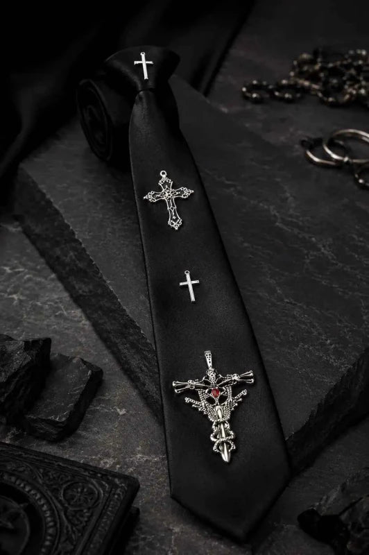 The Black Vow Tie - StreetgenThe Black Vow Tie