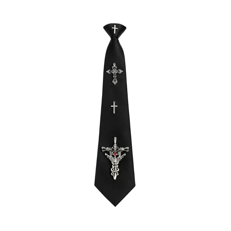 The Black Vow Tie - StreetgenThe Black Vow Tie