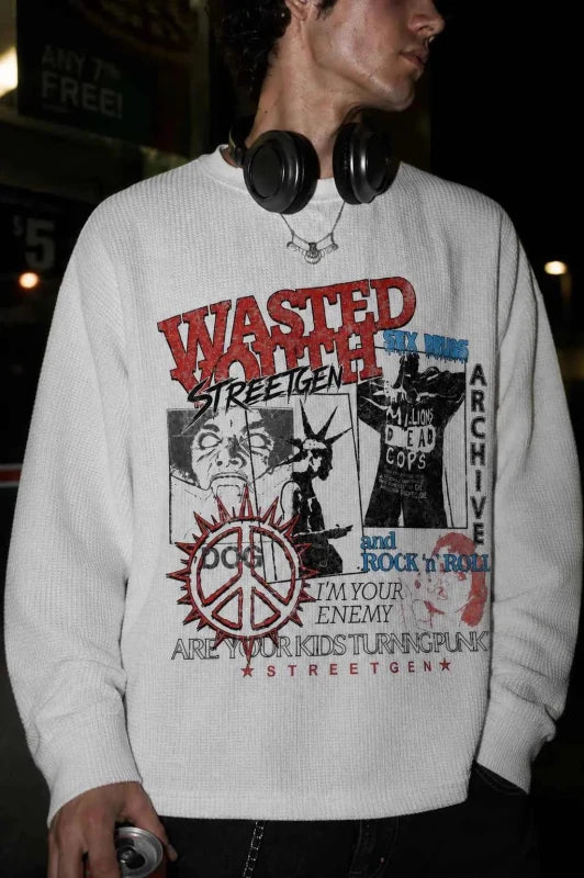 Wasted Youth Sweatshirt - StreetgenWasted Youth Sweatshirt